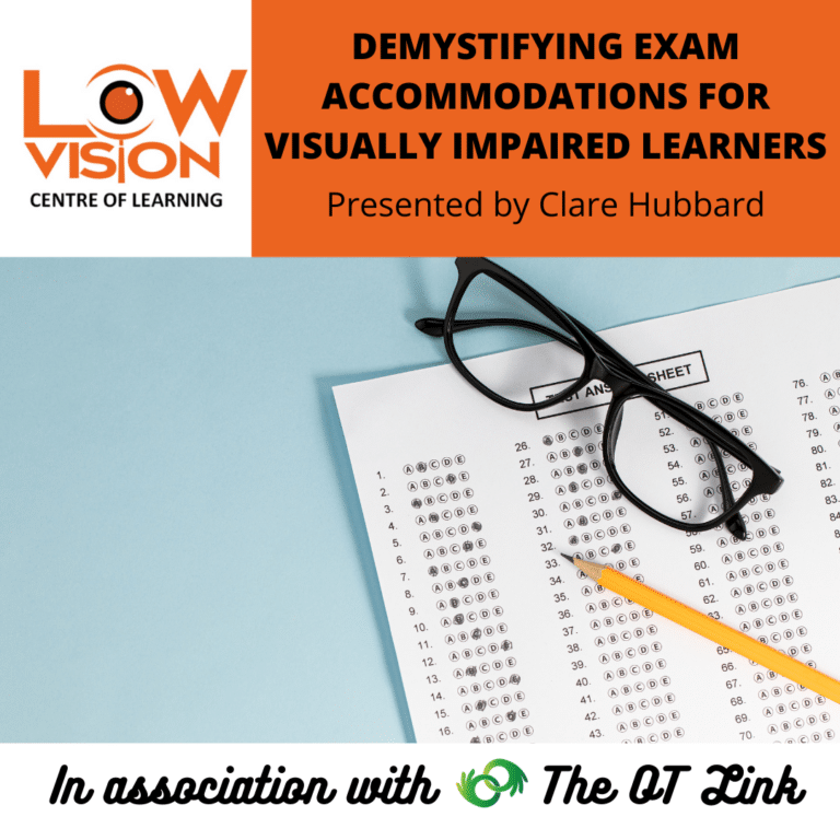 LVCOL: Demystifying exam accommodations for visually impaired learners
