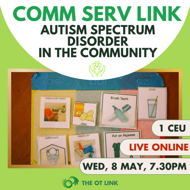 Comm. Serve Link MAY 2024: Autism Spectrum Disorders presenting in the Community