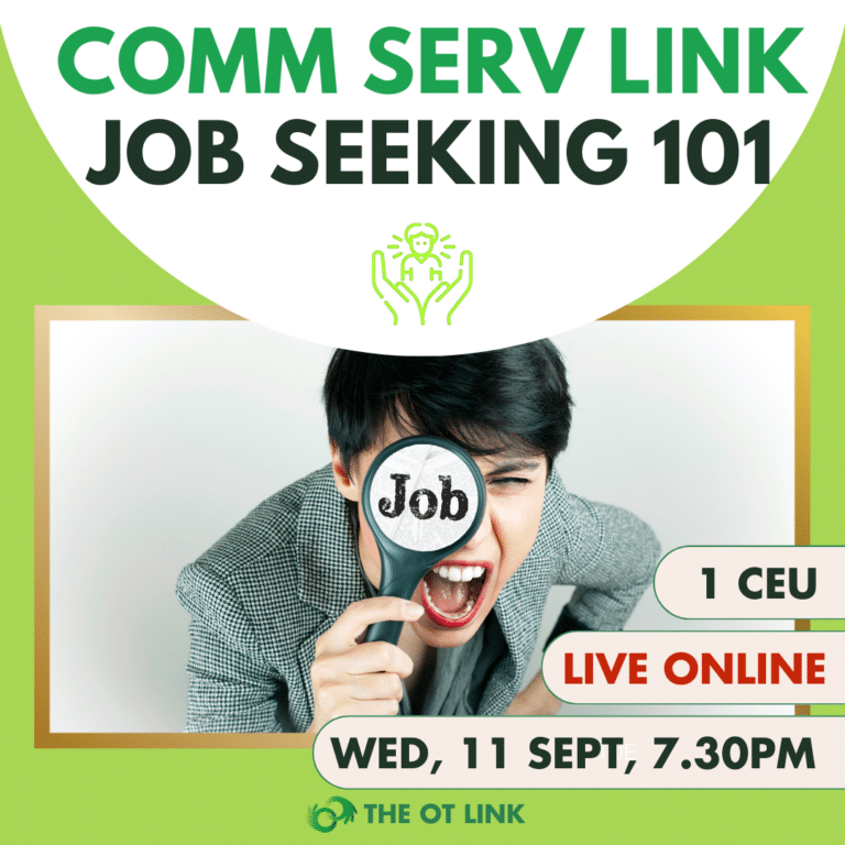 Comm Serve Link: SEPTEMBER 2024: Job Seeking 101