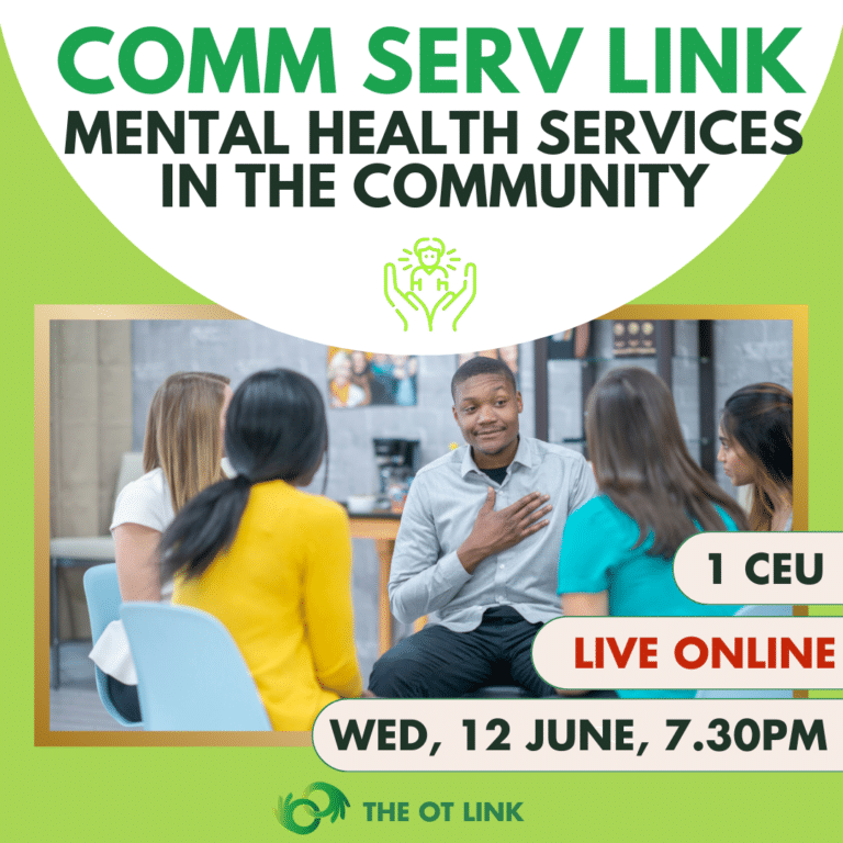 Comm Serve Link JUNE 2024: Mental Health Services in the Community