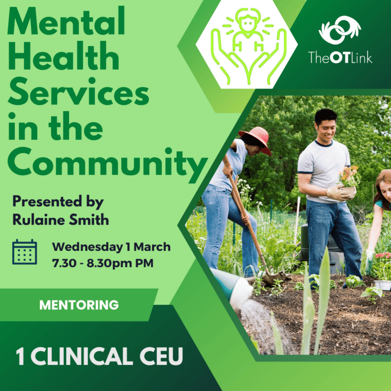 Comm Serve Link MARCH 2023: Mental Health Services in the Community