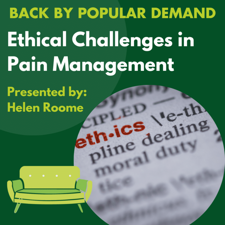Ethical Challenges in Pain Management