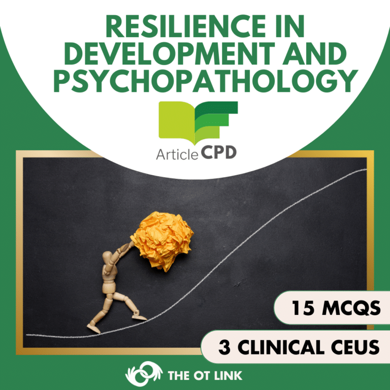 Article: Resilience in Development and Psychopathology