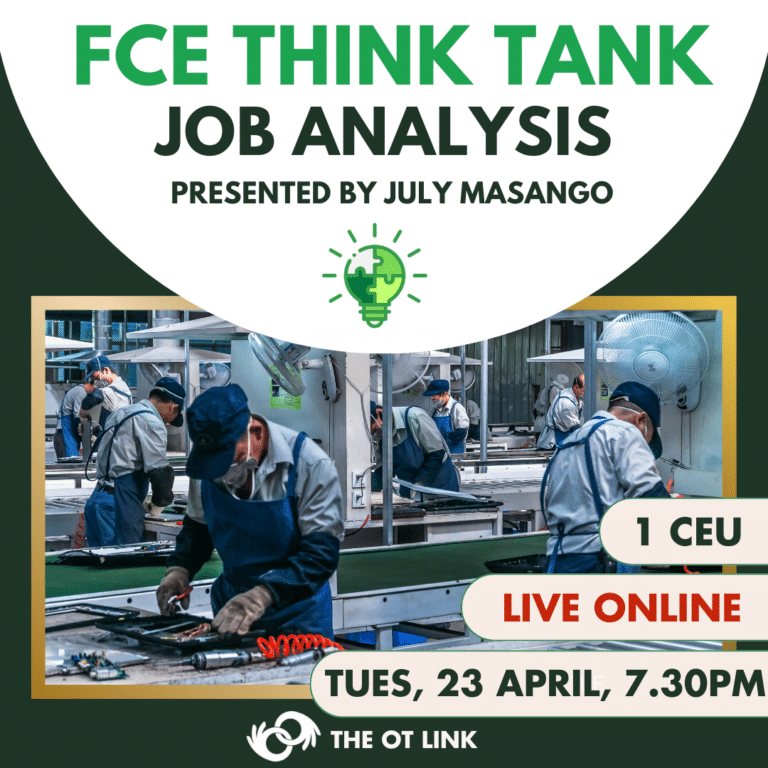FCE Think Tank: APRIL 2024: Job Analysis