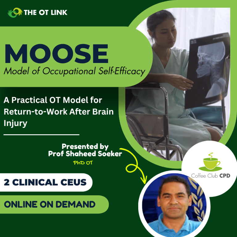 Coffee Club: MOOSE: A Practical OT Model for Return-to-Work After Brain Injury