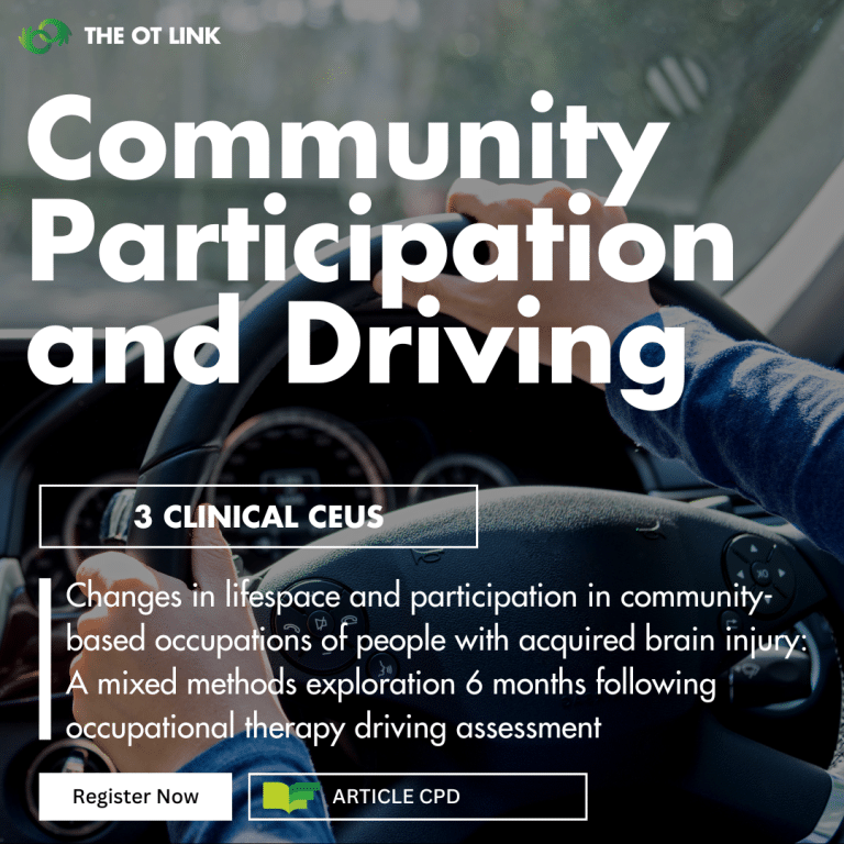 Lifespace and Community Participation After Driving Assessment