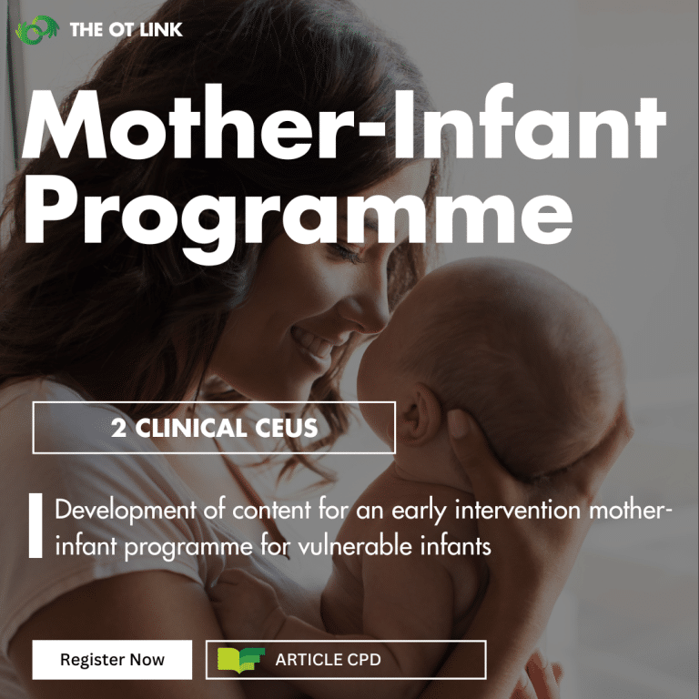Early Intervention Mother-Infant Programme for Vulnerable Infants