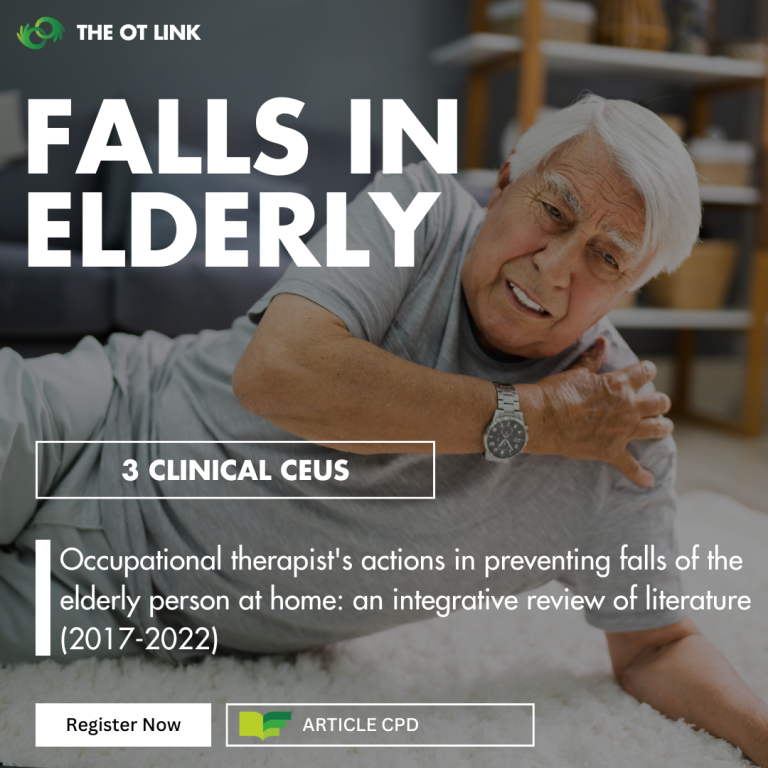 Occupational Therapists’ Actions in Preventing Falls of the Elderly