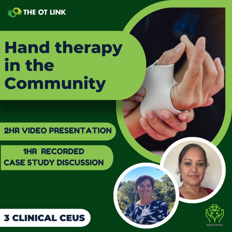 Hand Therapy in the Community