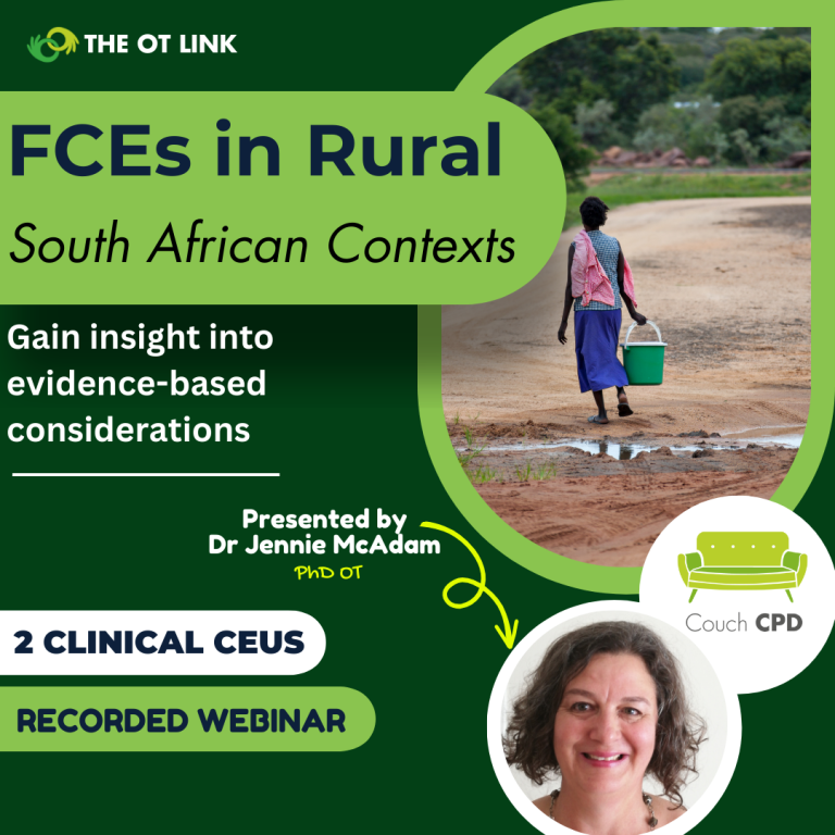 Functional Capacity Evaluation in Rural South African Contexts