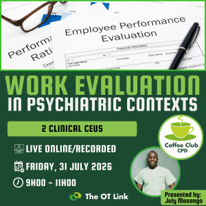 Work Evaluation in Psychiatric Contexts